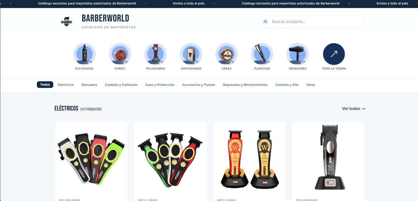 Catálogo web