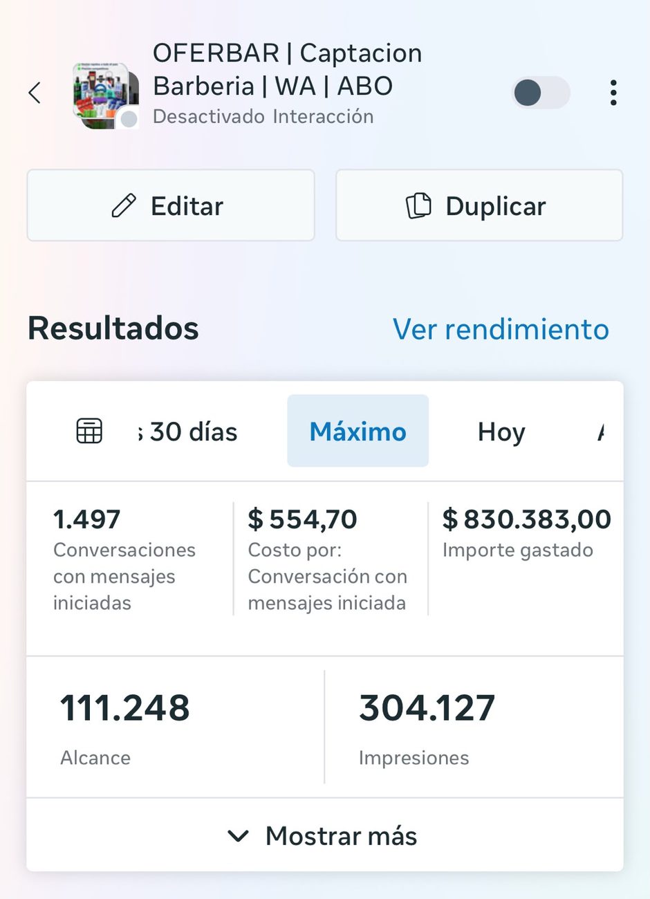 Campaña de reconocimiento — alcance